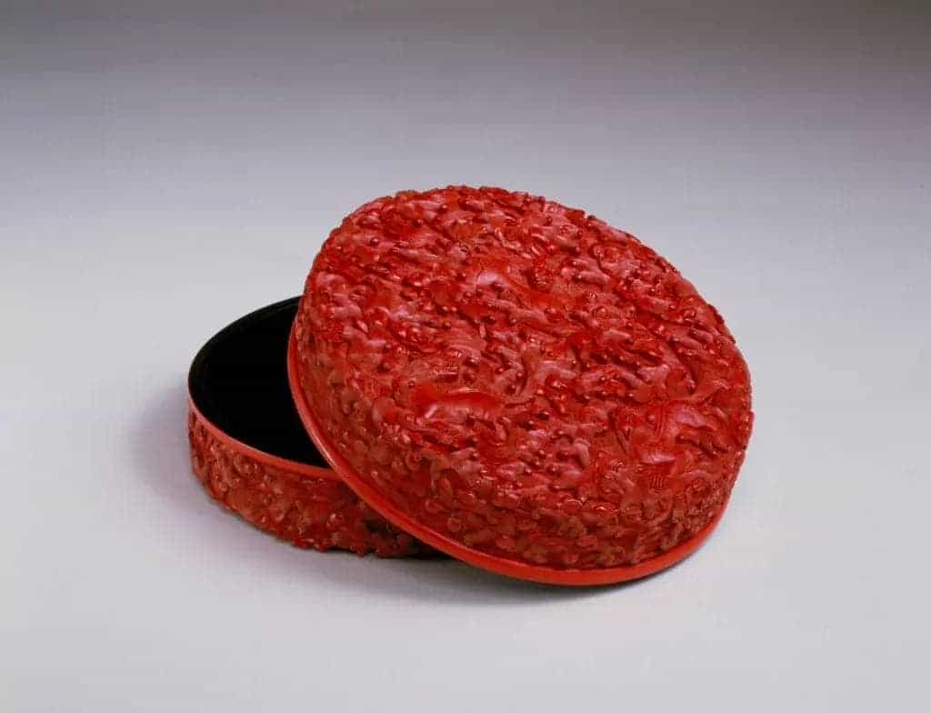 剔红海兽图圆盒 - 故宫漆器藏品_第2张