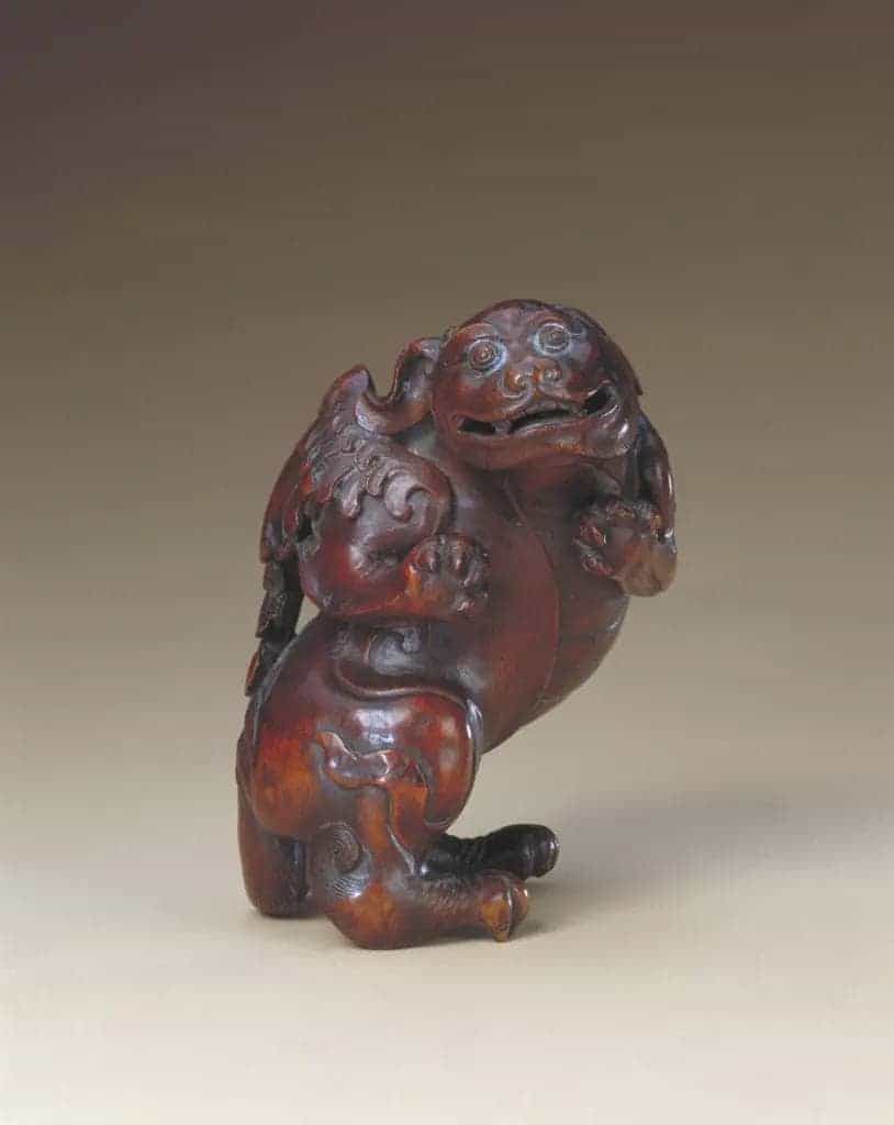 竹雕飞熊 - 故宫竹木牙角匏类藏品_第1张
