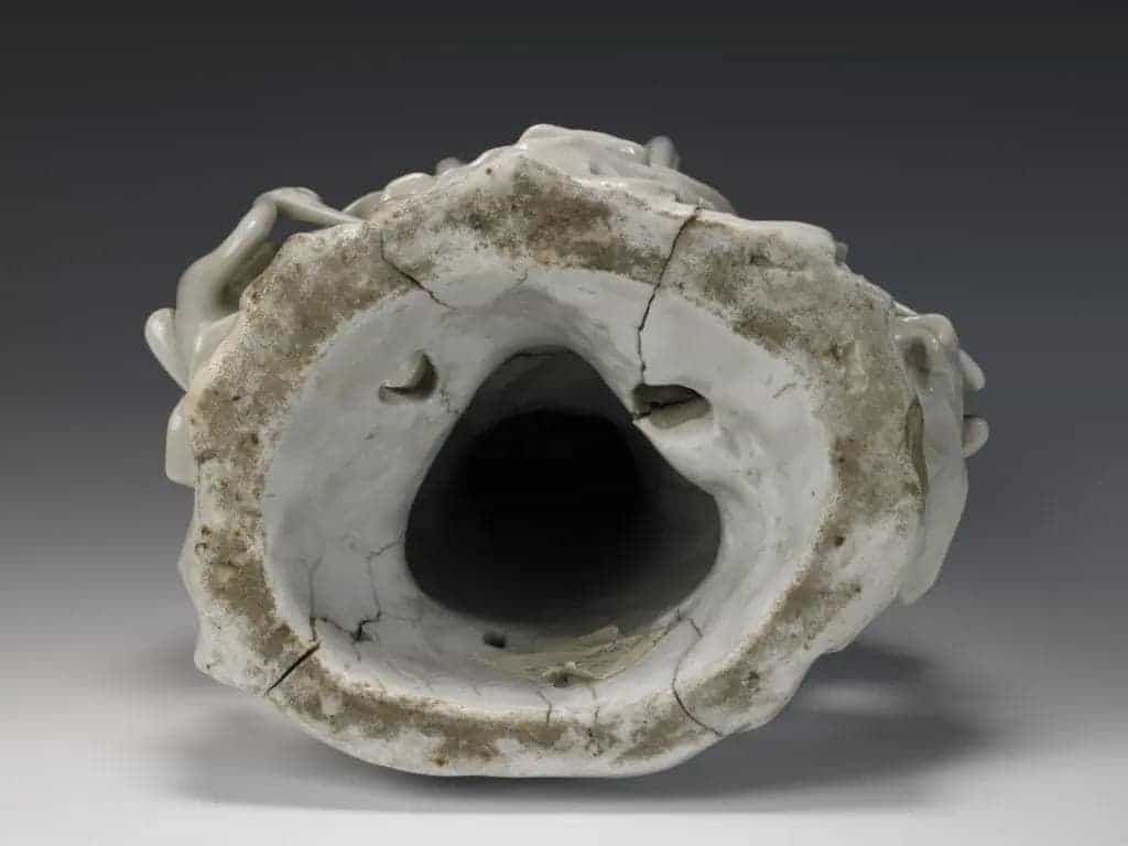 德化窑白釉鹤鹿仙人雕像 - 故宫陶瓷器藏品_第5张