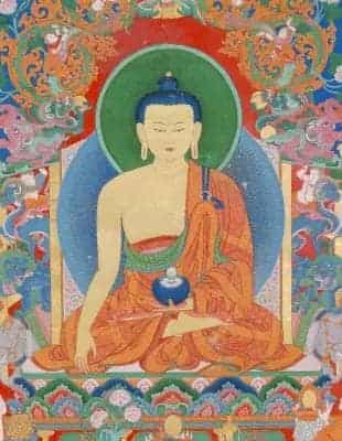 释迦牟尼佛唐卡 - 故宫宫廷宗教类藏品_第2张