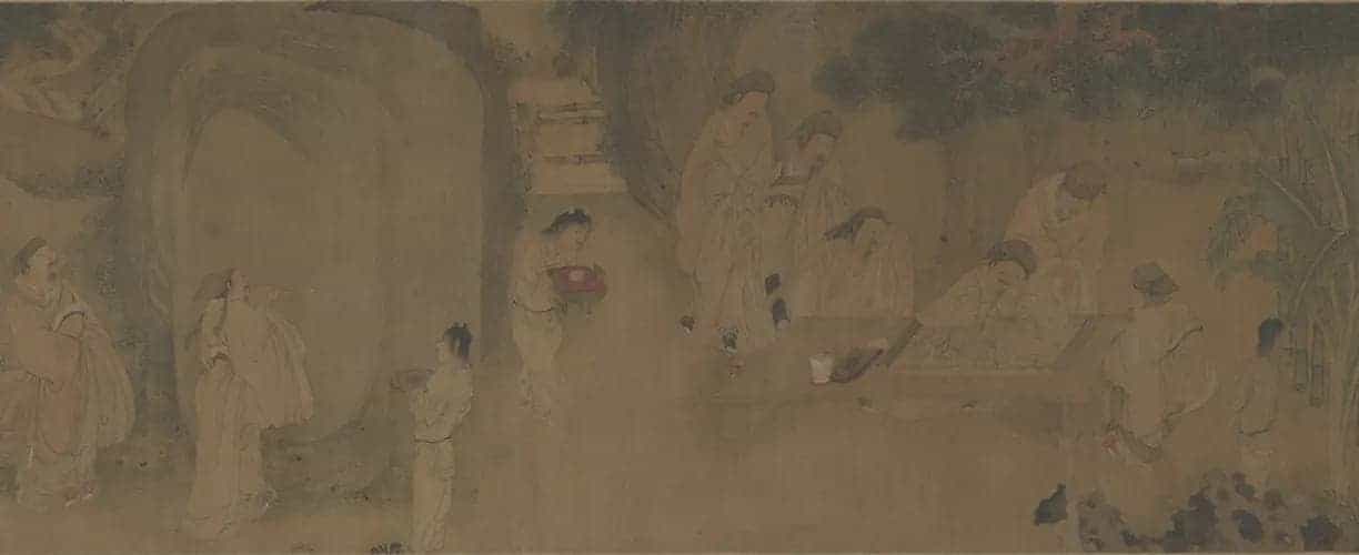 明人西园雅集图卷 - 故宫绘画藏品_第1张