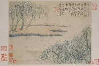 金农人物山水图册 - 故宫绘画藏品_第9张