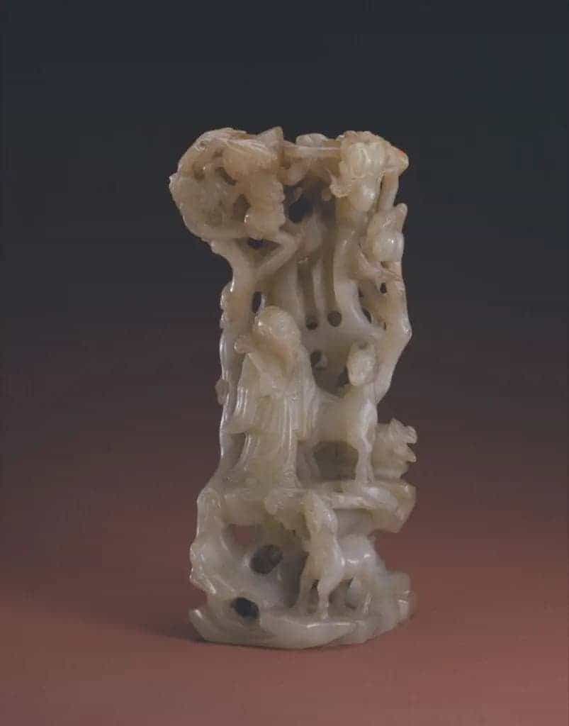 玉寿鹿山子 - 故宫玉石器藏品_第1张