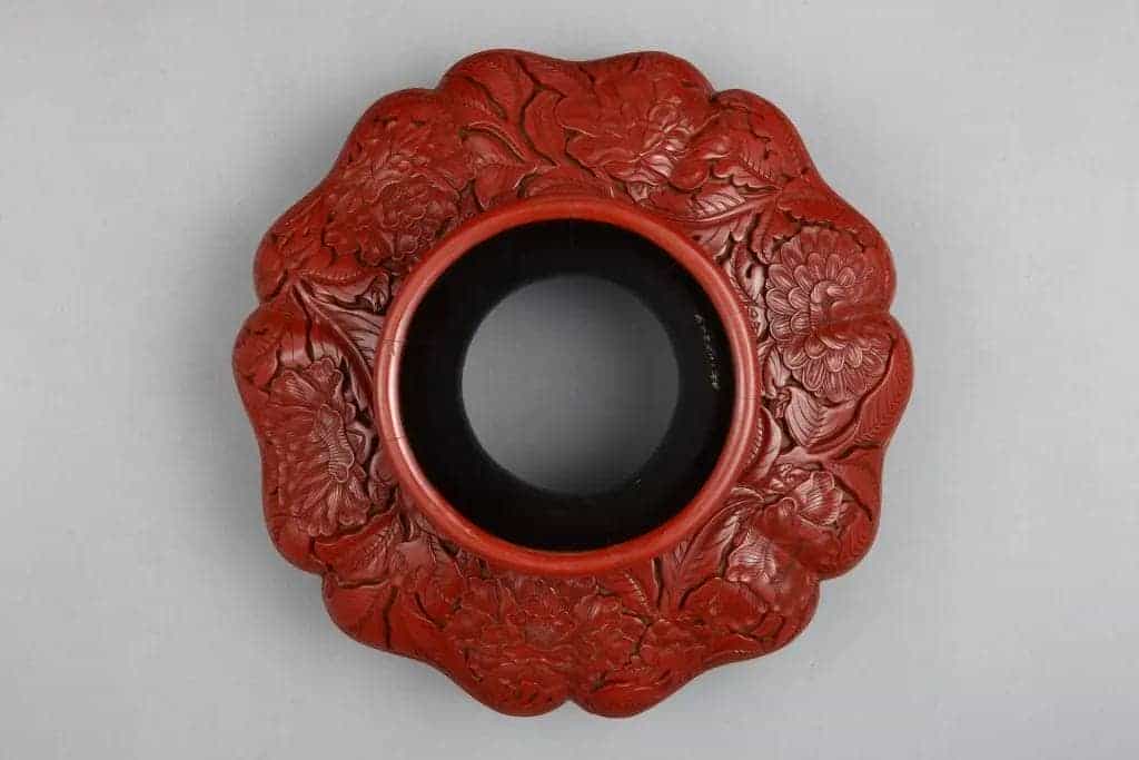 剔红花卉纹盏托 - 故宫漆器藏品_第3张