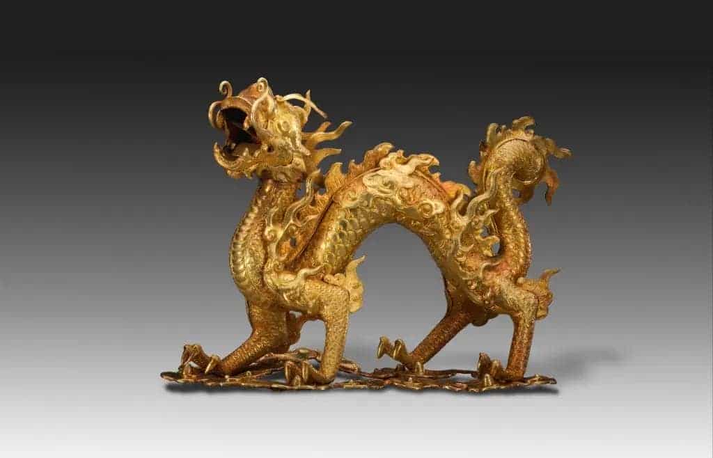 金龙 - 故宫金银锡器藏品_第1张
