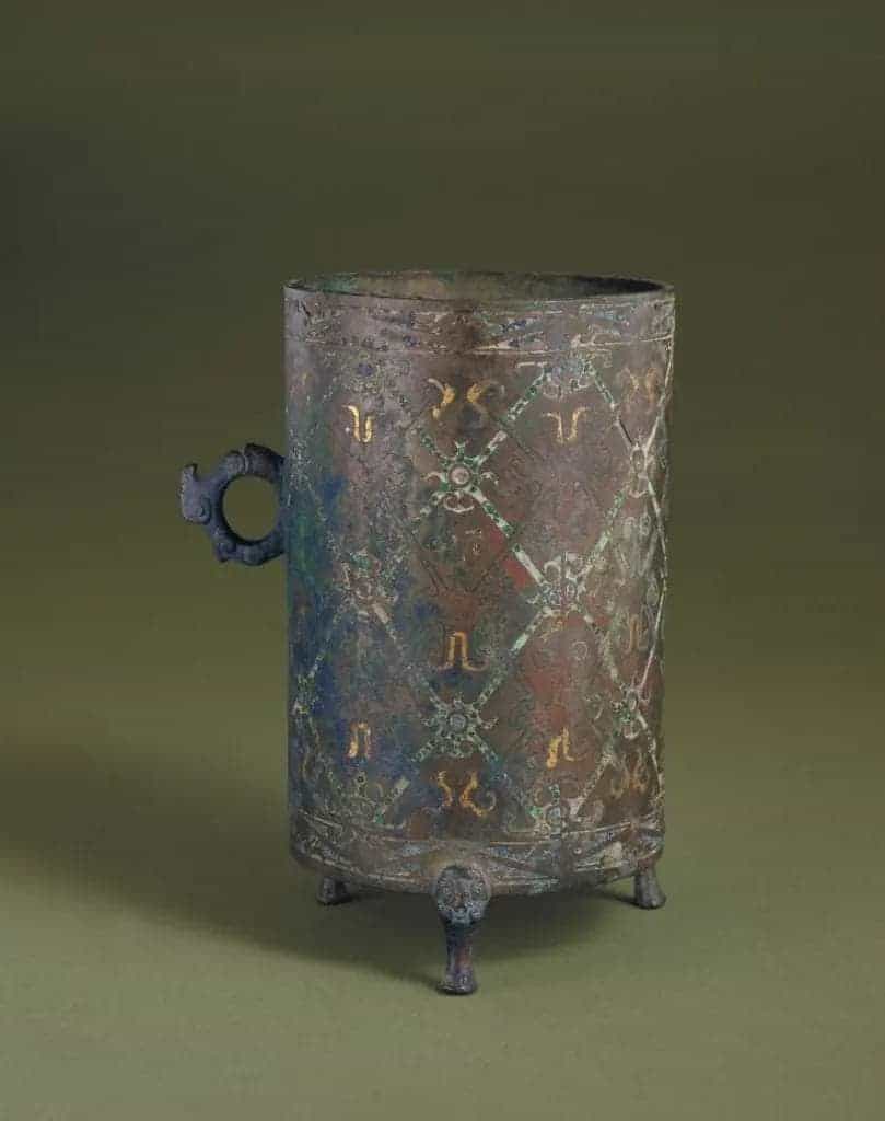 错金嵌松石樽 - 故宫青铜器藏品_第1张