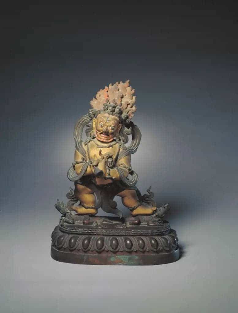 铜鎏金瑜伽品一堂九尊 - 故宫宫廷宗教类藏品_第5张