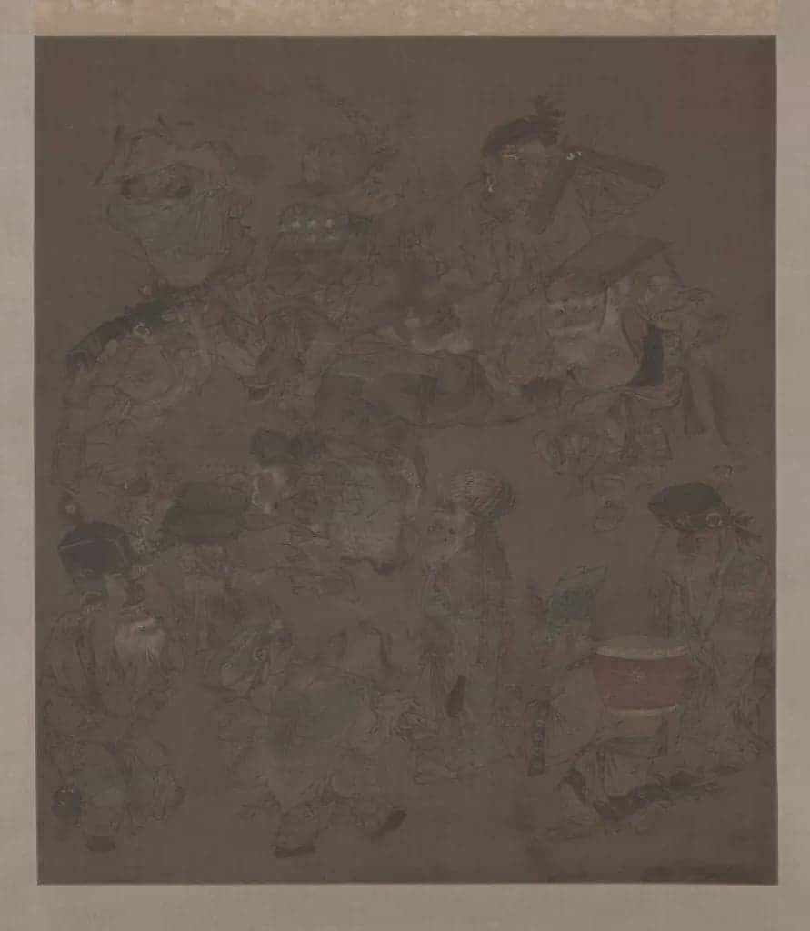 大傩图轴 - 故宫绘画藏品_第1张