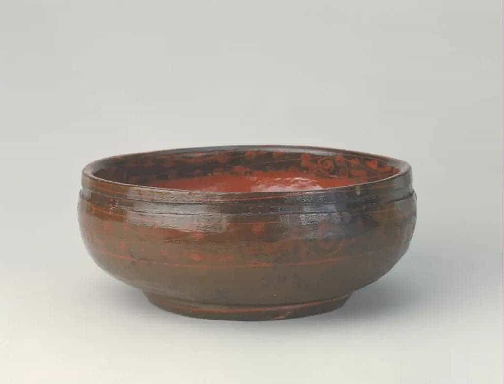 彩绘漆勾云纹盂 - 故宫漆器藏品_第1张