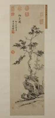 项元汴柏子图轴 - 故宫绘画藏品_第1张
