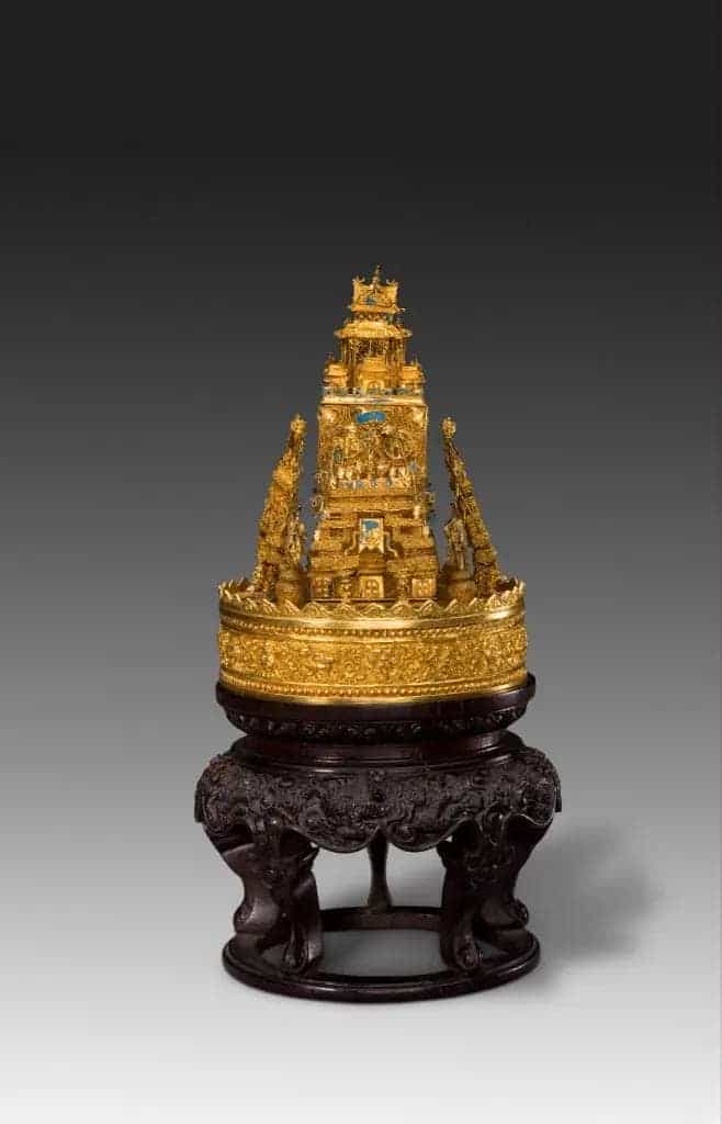 金点翠坛城 - 故宫金银锡器藏品_第1张