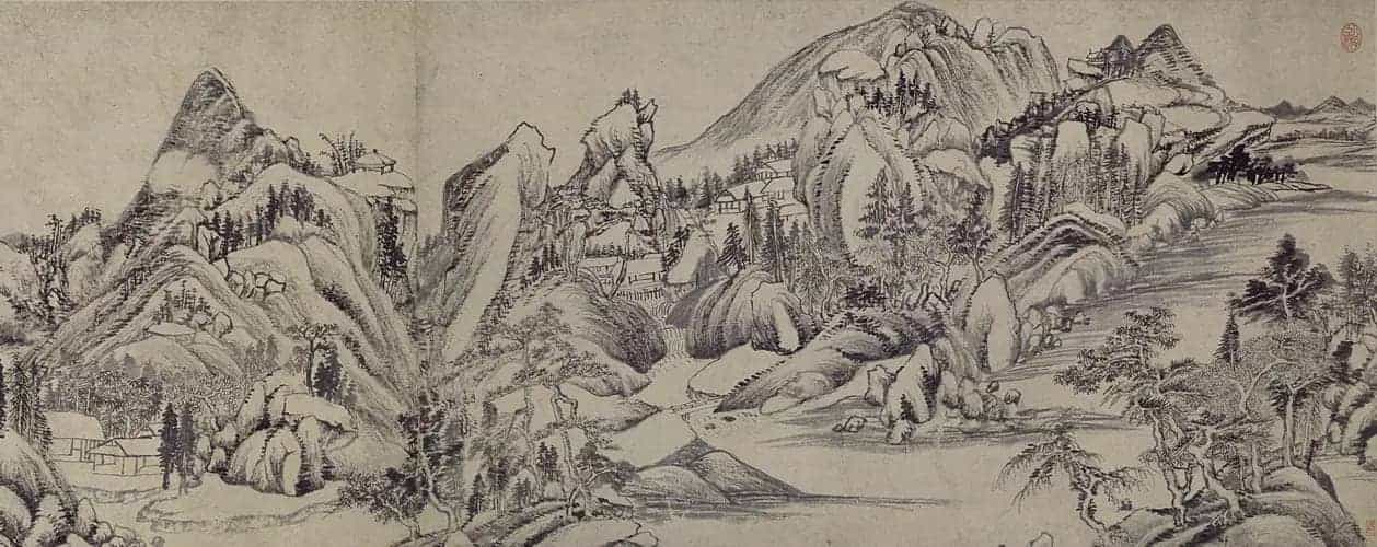 董其昌书画合璧卷 - 故宫绘画藏品_第1张