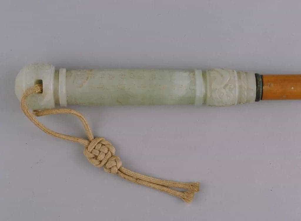 玉柄镌诗藤马鞭 - 故宫武备仪仗类藏品_第2张