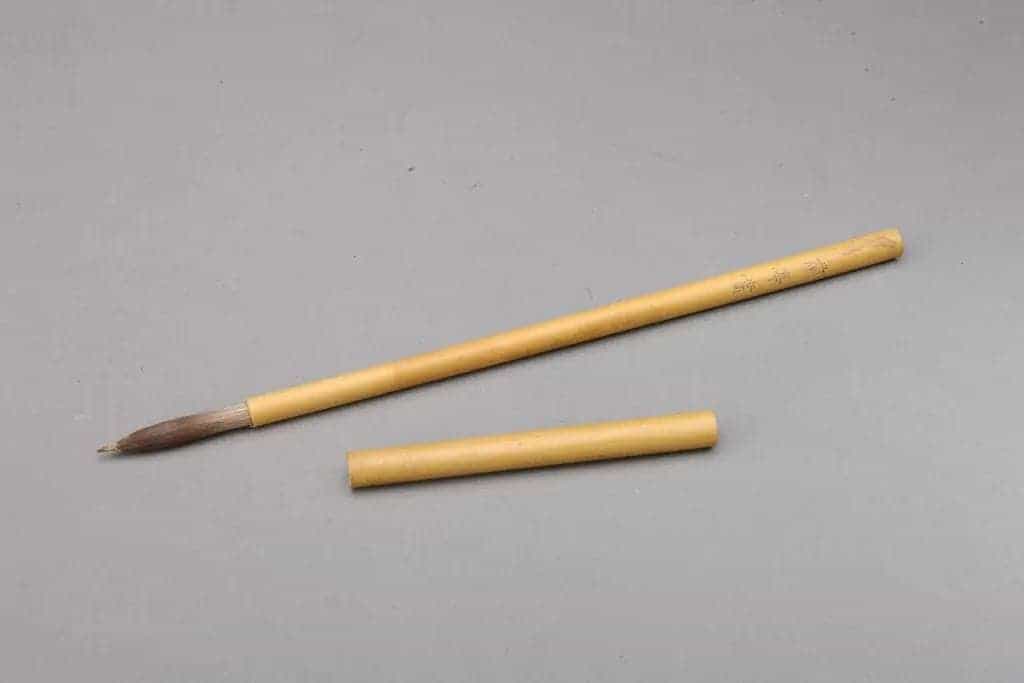 竹管兰亭赏狼毫笔 - 故宫文房用品藏品_第1张