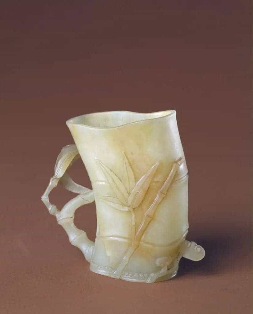 青玉竹节杯 - 故宫玉石器藏品_第1张