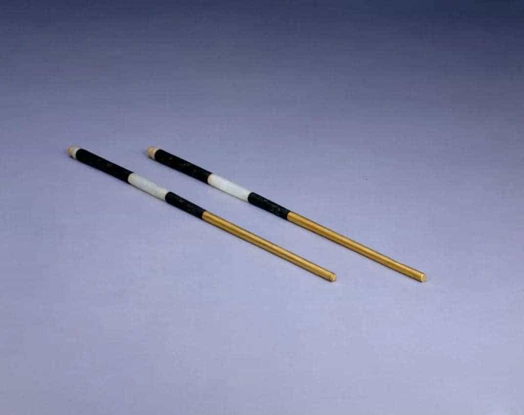 金嵌玉嵌乌木筷 - 故宫金银锡器藏品_第1张