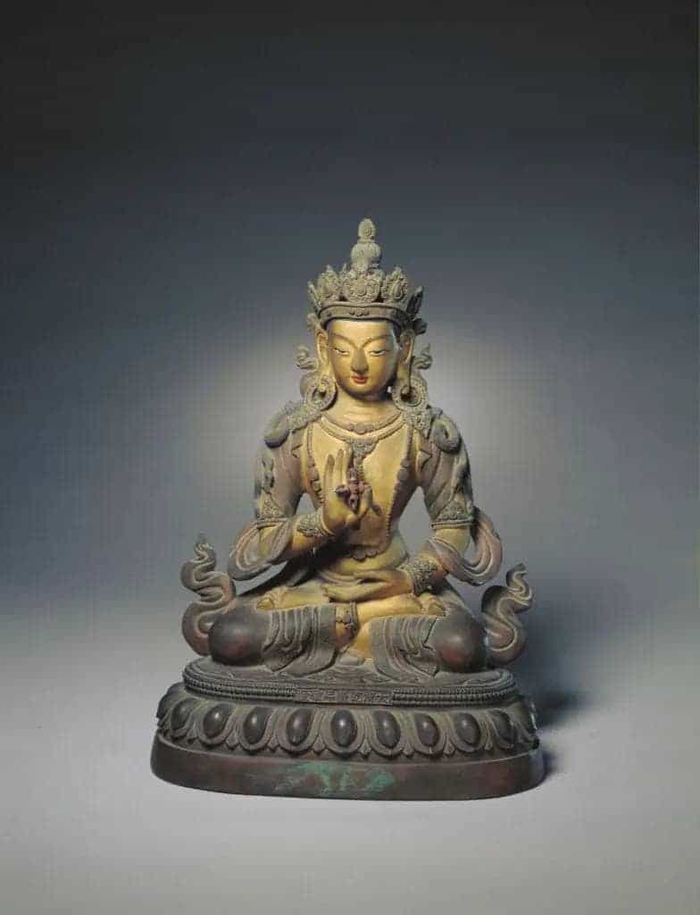 铜鎏金瑜伽品一堂九尊 - 故宫宫廷宗教类藏品_第4张