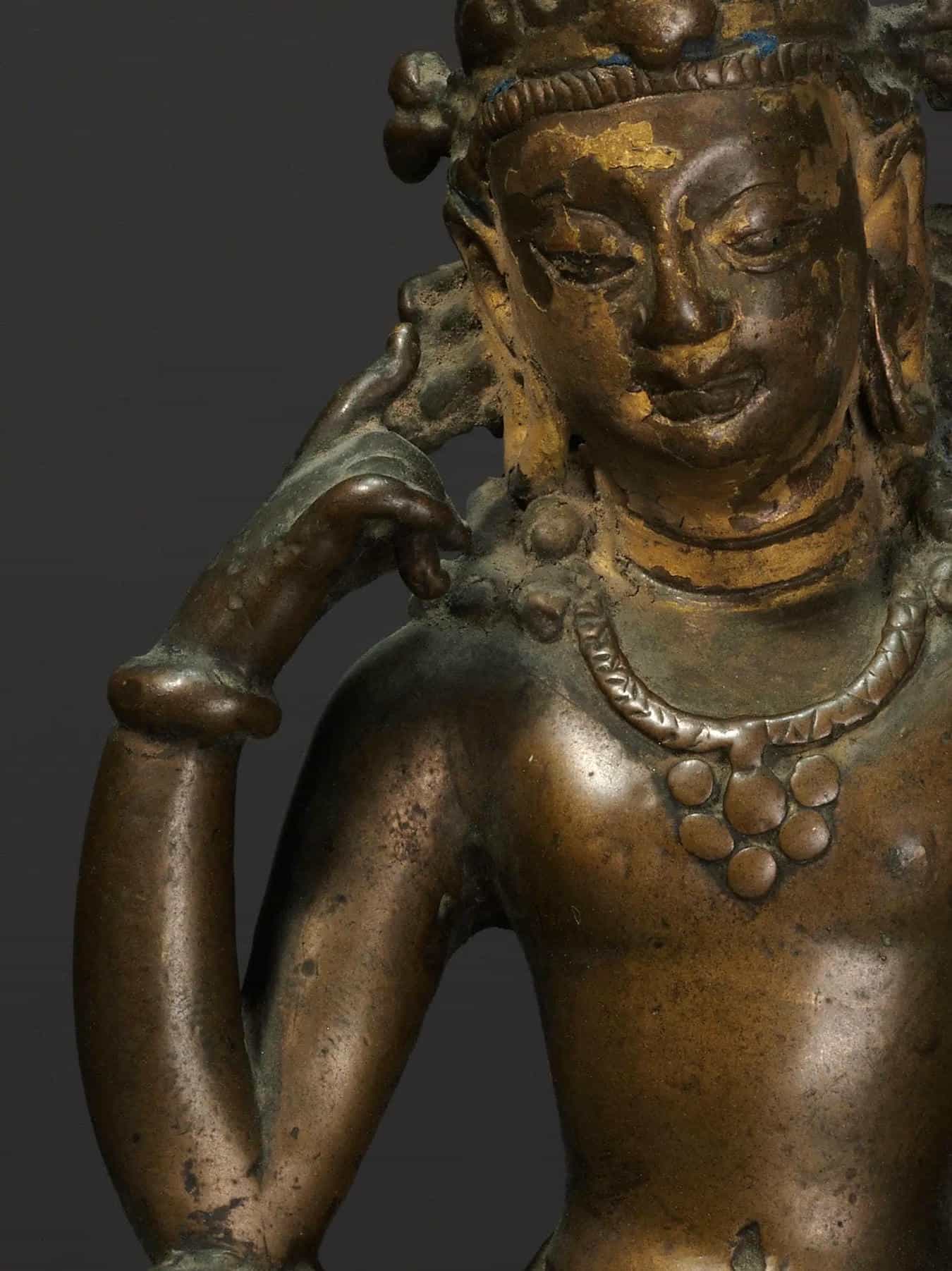 思惟莲花手观音 - 故宫宫廷宗教类藏品_第3张