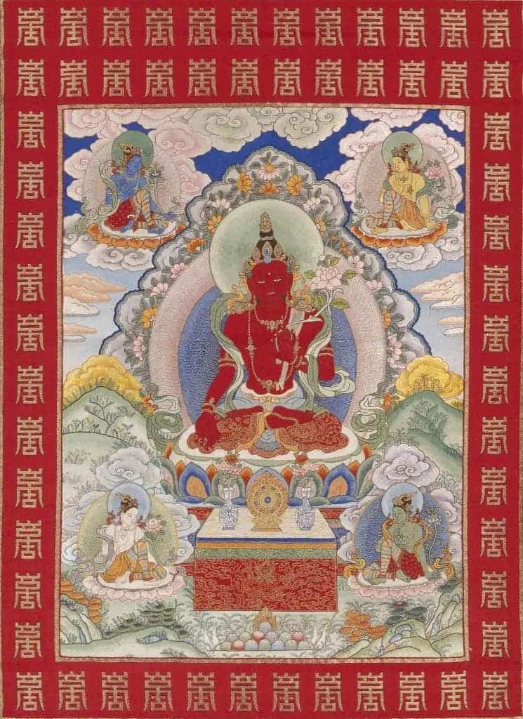绣像观世音菩萨唐卡 - 故宫宫廷宗教类藏品_第1张
