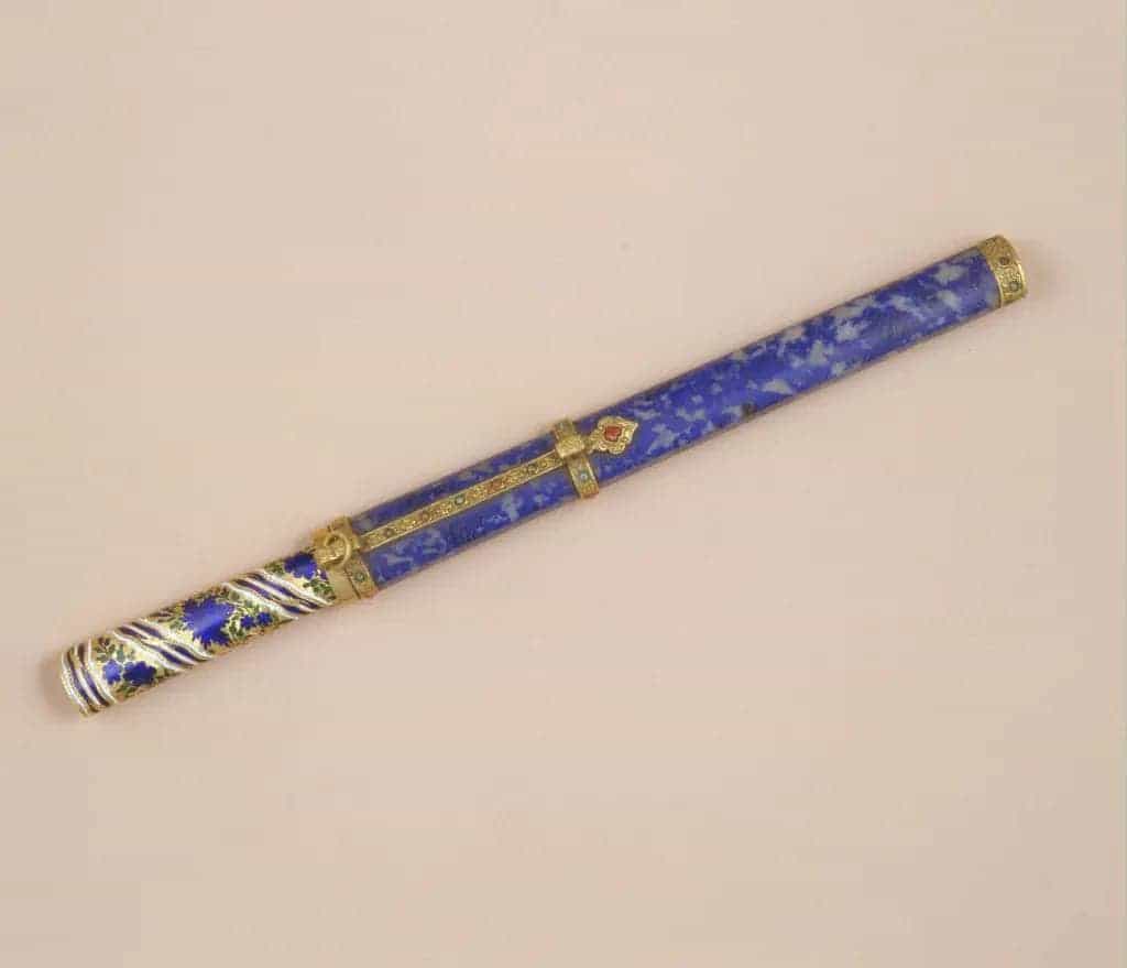 洋金烧蓝柄果刀 - 故宫生活器具类藏品_第1张