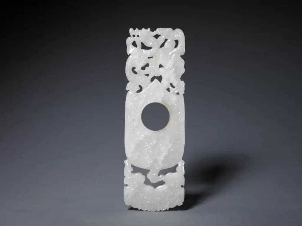 白玉镂雕子辰佩 - 故宫玉石器藏品_第1张