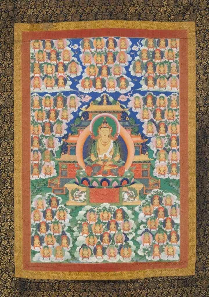 无量光佛唐卡 - 故宫宫廷宗教类藏品_第1张