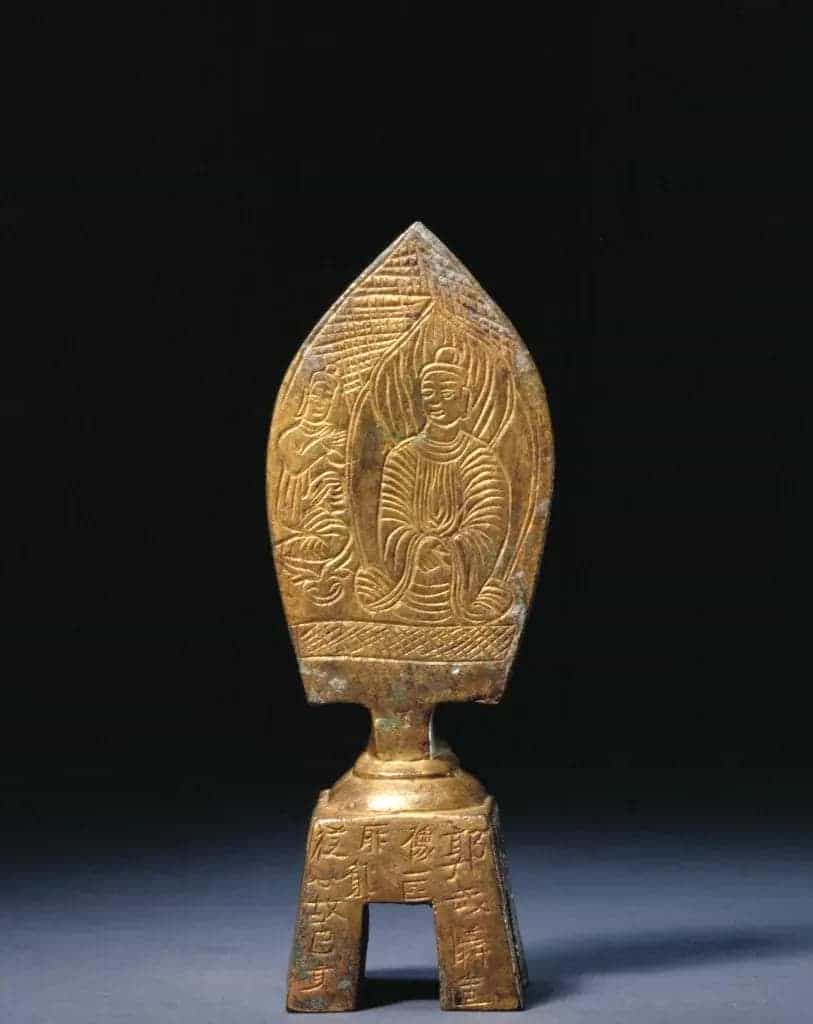 郭武牺造铜鎏金观音像 - 故宫雕塑类藏品_第3张