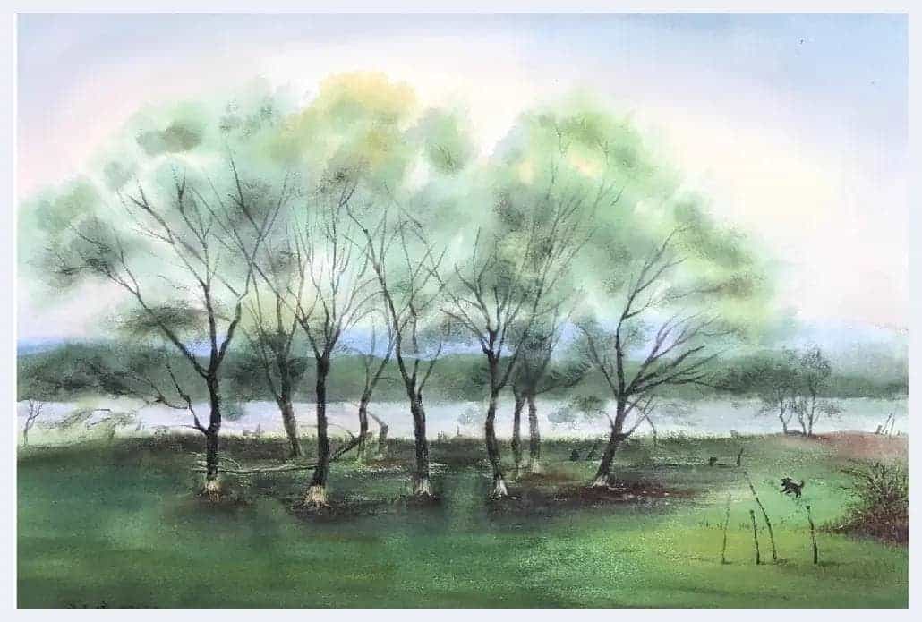 邓义伟简介(油画家 水彩画家)湖南 岳阳_第3张
