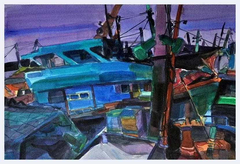 林天喜简介(油画家 水彩画家)福建 厦门_第3张