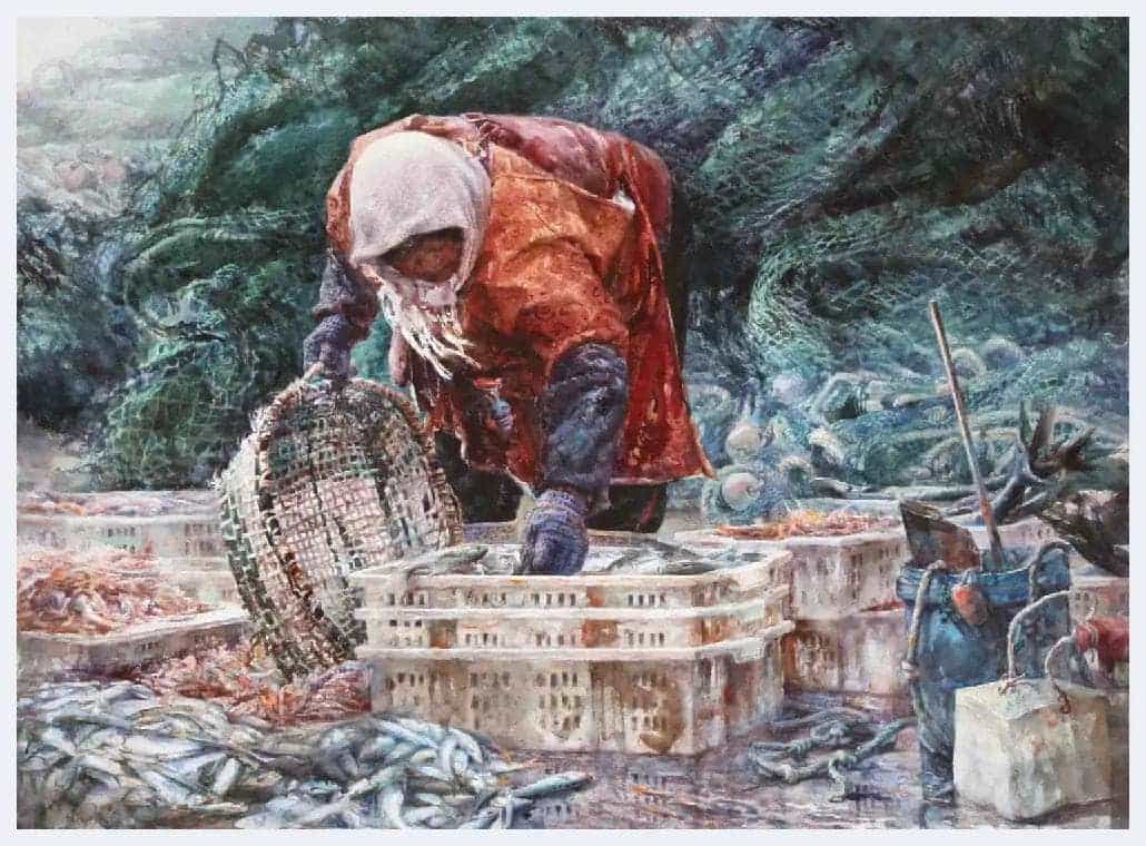 顾人敏简介(水彩画家)山东 威海_第1张