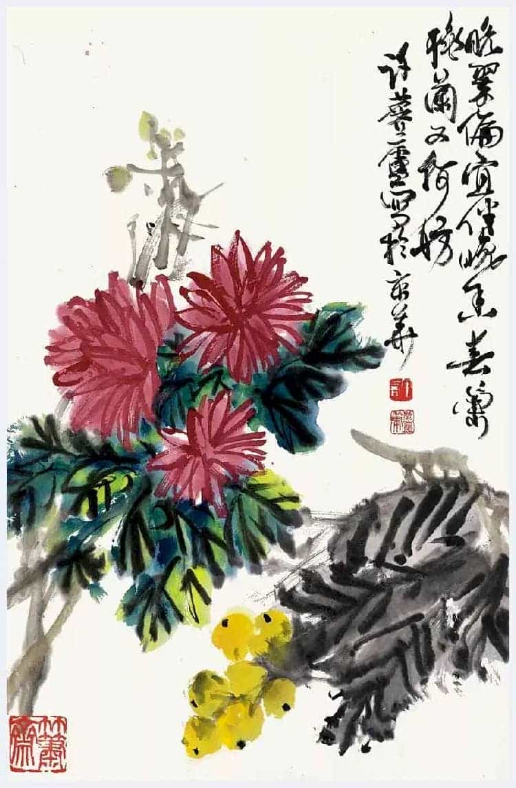 许麟庐写意花鸟作品欣赏_第10张