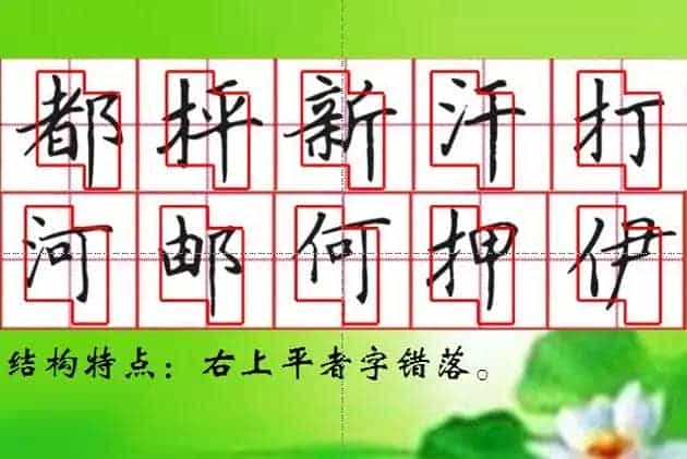 硬笔书法教学:钢笔字书写规律与口诀_第12张