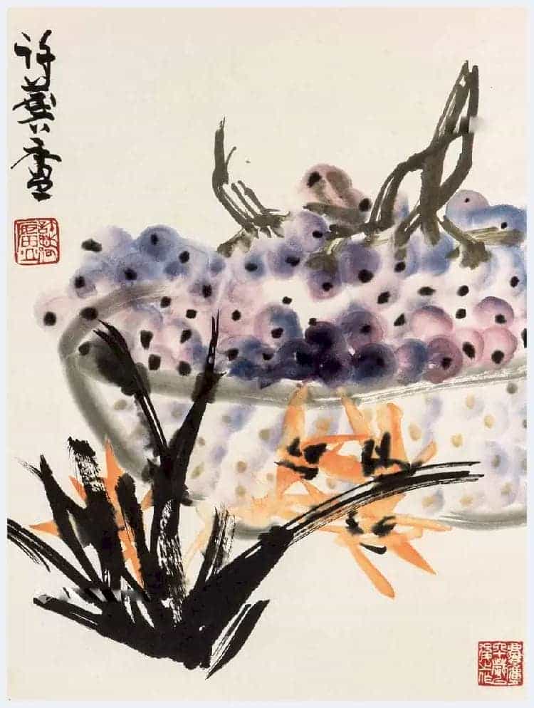 许麟庐写意花鸟作品欣赏_第12张