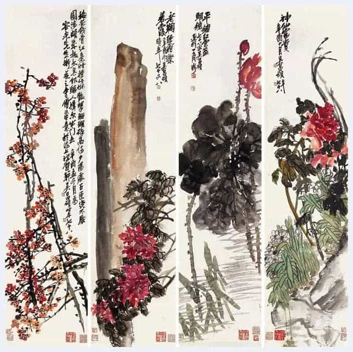 2018吴昌硕字画拍卖价格及最新市场行情_第10张