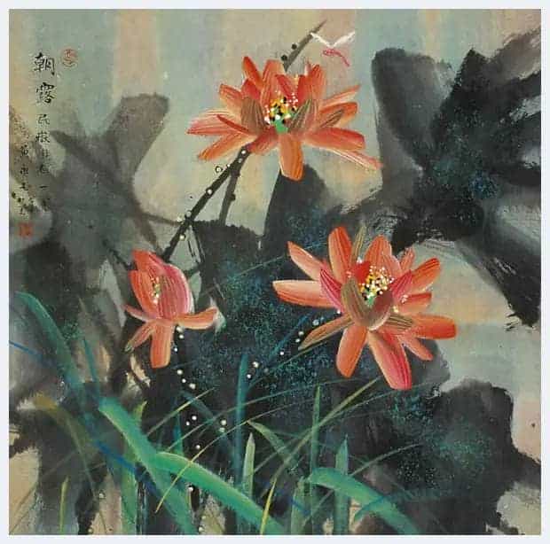 黄永玉荷花作品欣赏_第7张