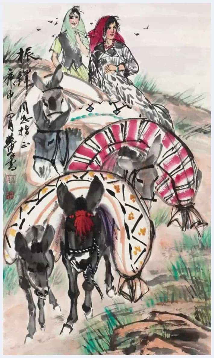 黄胄高清作品欣赏，喜欢书画者不可错过！_第20张
