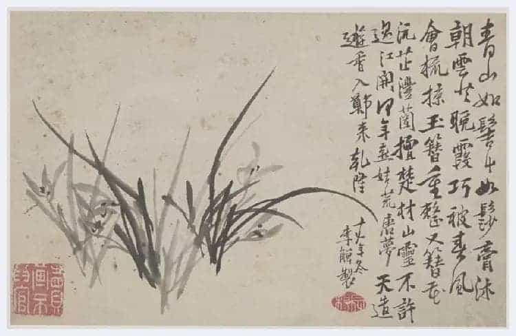 李鱓花鸟册页欣赏_第33张