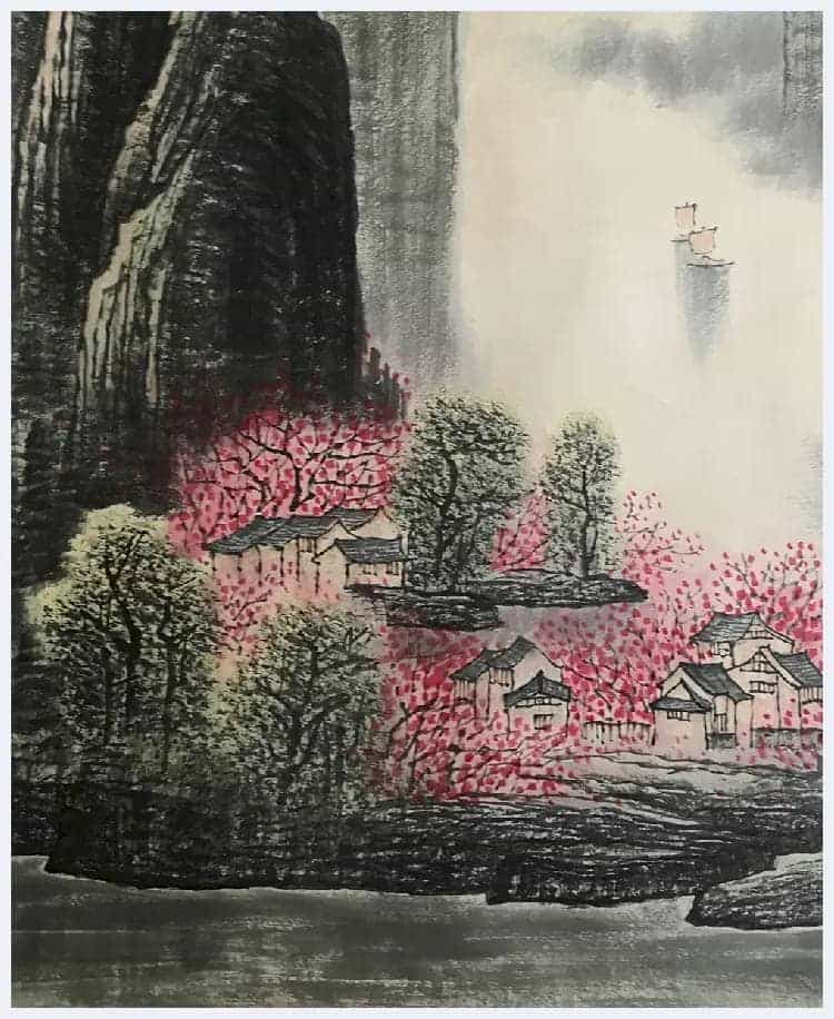 李可染丈二《漓江》堪称旷世经典_第5张