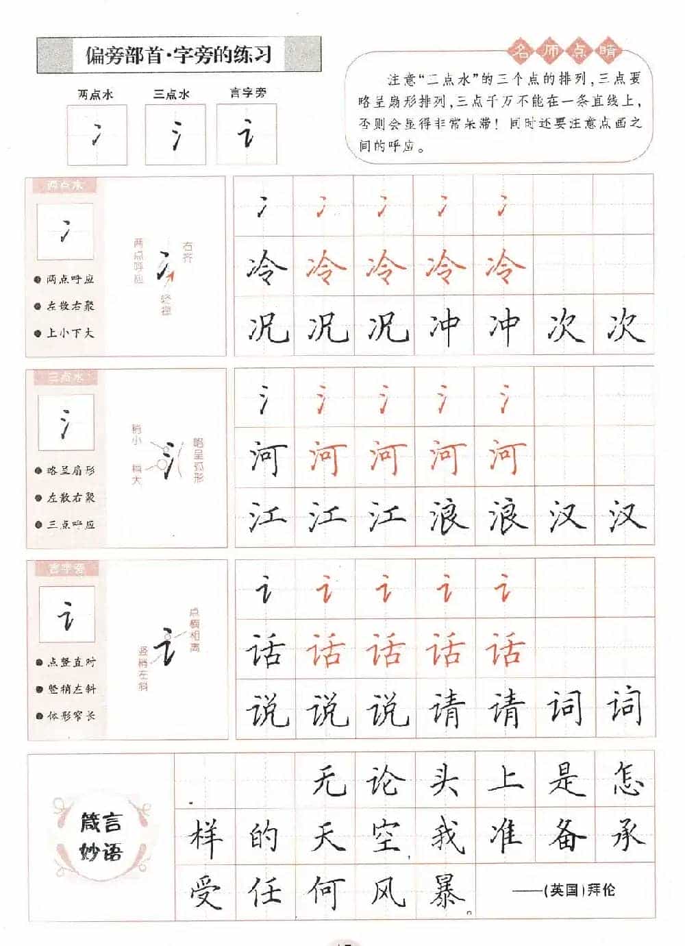 田英章钢笔楷书字帖《无师自通学书法》_第16张