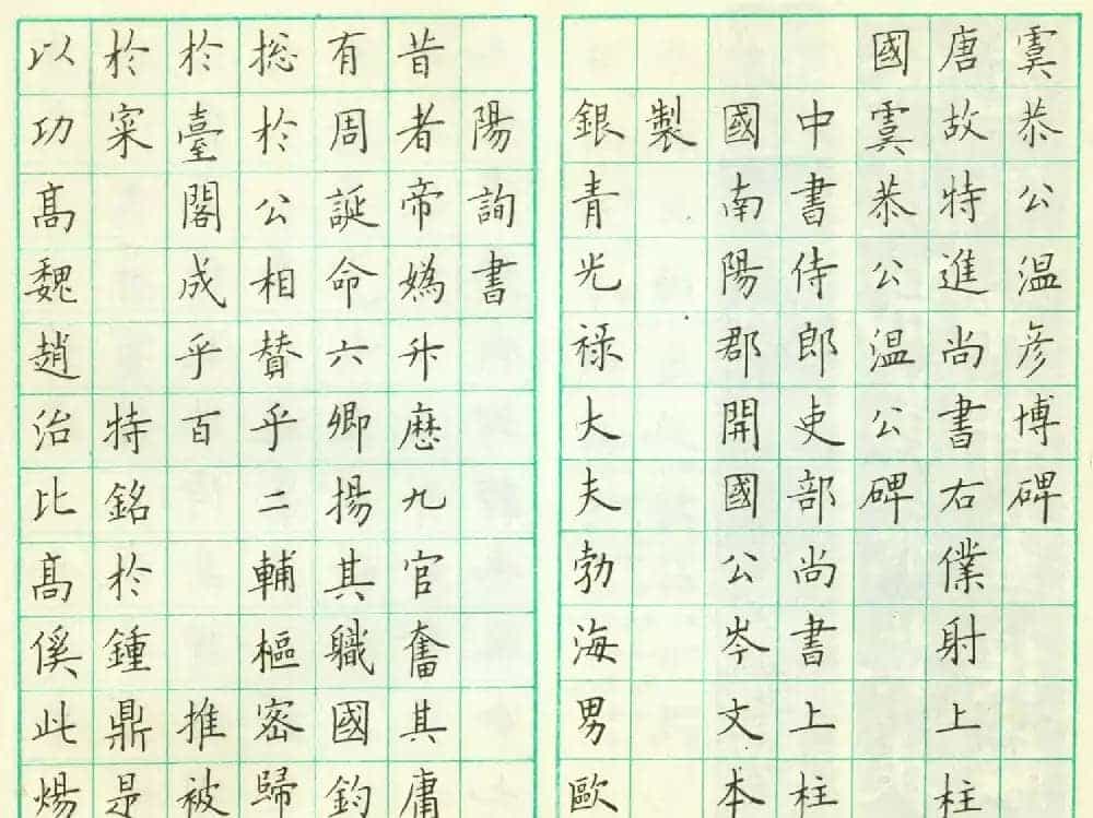 卢中南钢笔临欧楷《虞恭公温彦博碑》_第1张