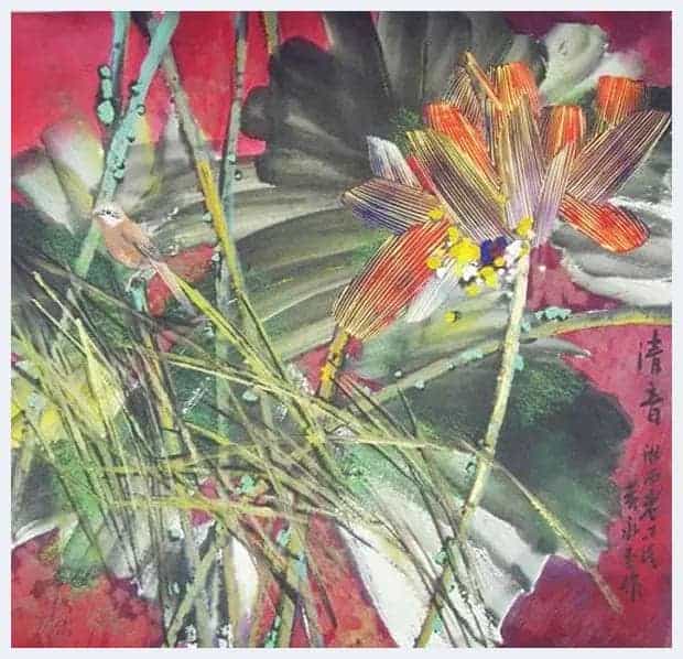黄永玉荷花作品欣赏_第15张