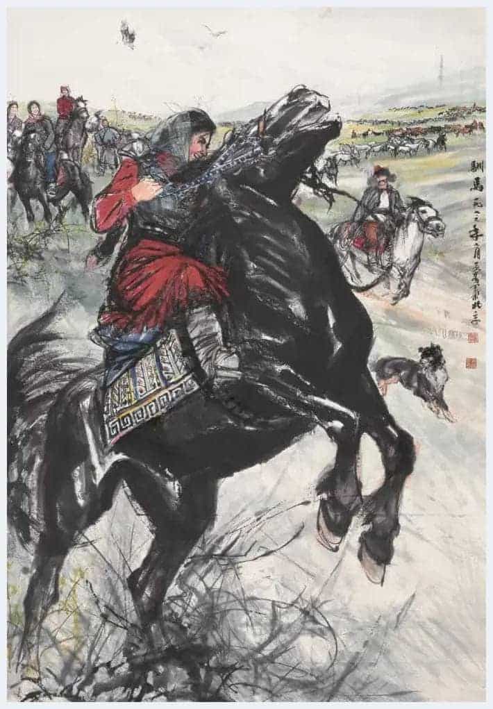 黄胄高清作品欣赏，喜欢书画者不可错过！_第11张