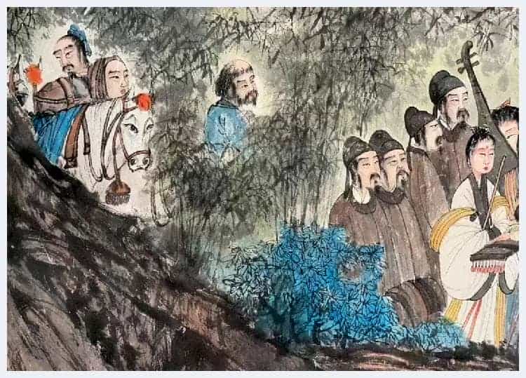 傅抱石长卷《丽人行》铭心经典再现！_第7张