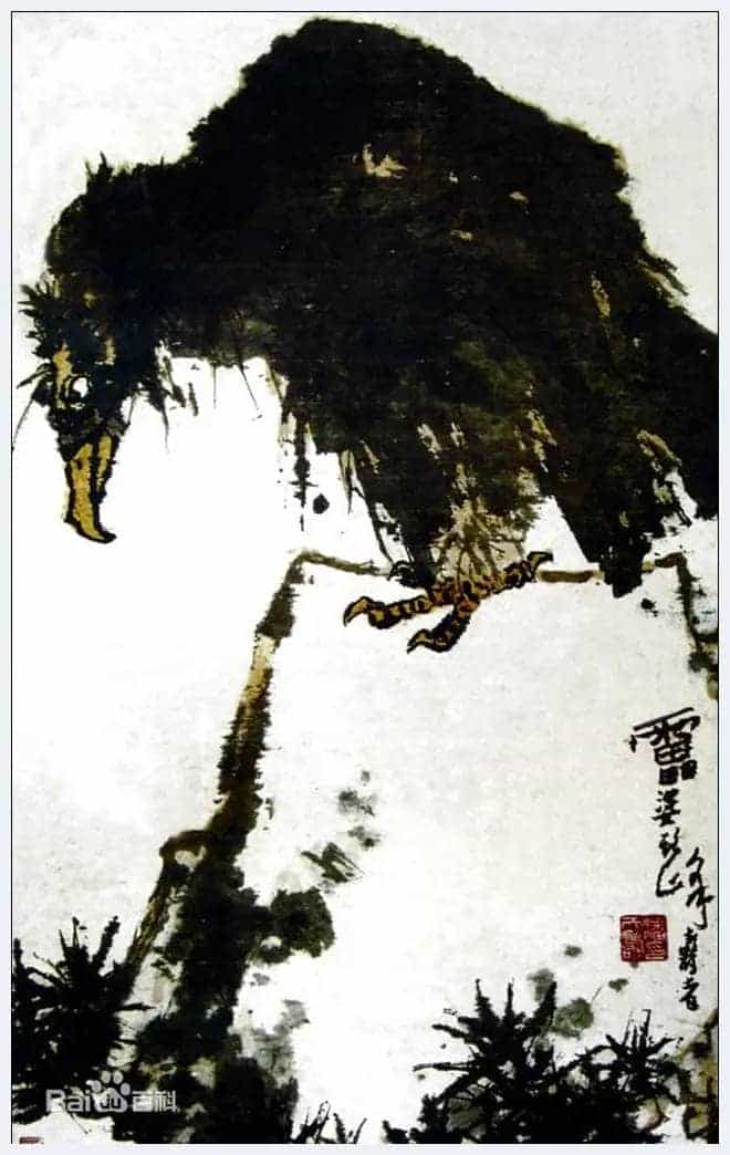 潘天寿沉迷指画,将中国指画发扬光大_第3张