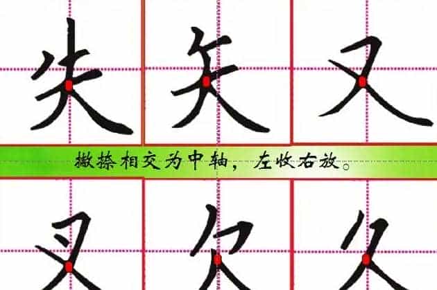 硬笔书法教学:钢笔字书写规律与口诀_第5张
