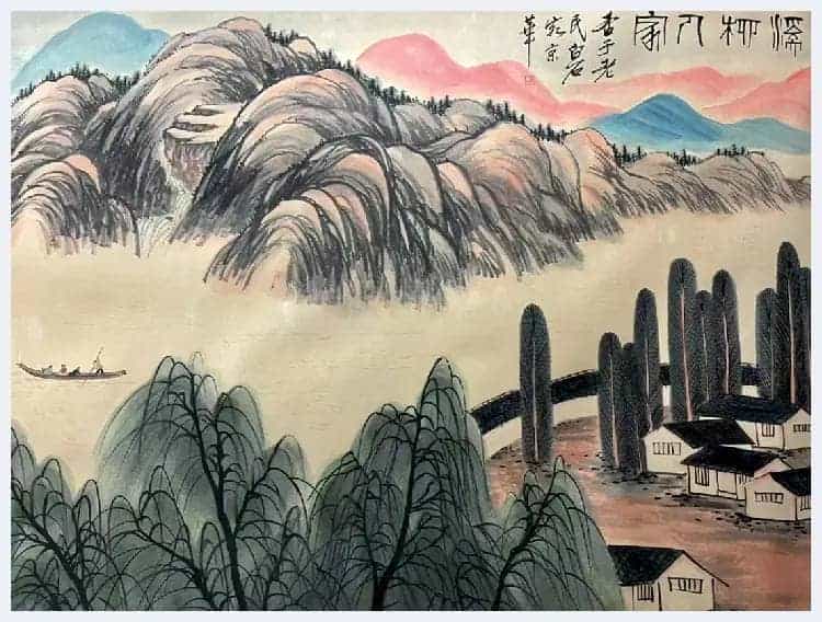 齐白石旷世巨作《溪柳人家》震撼首呈!_第3张