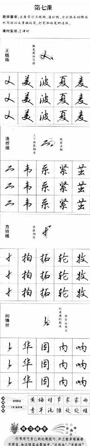 硬笔书法入门教程：基本笔画+行楷书法九课_第16张