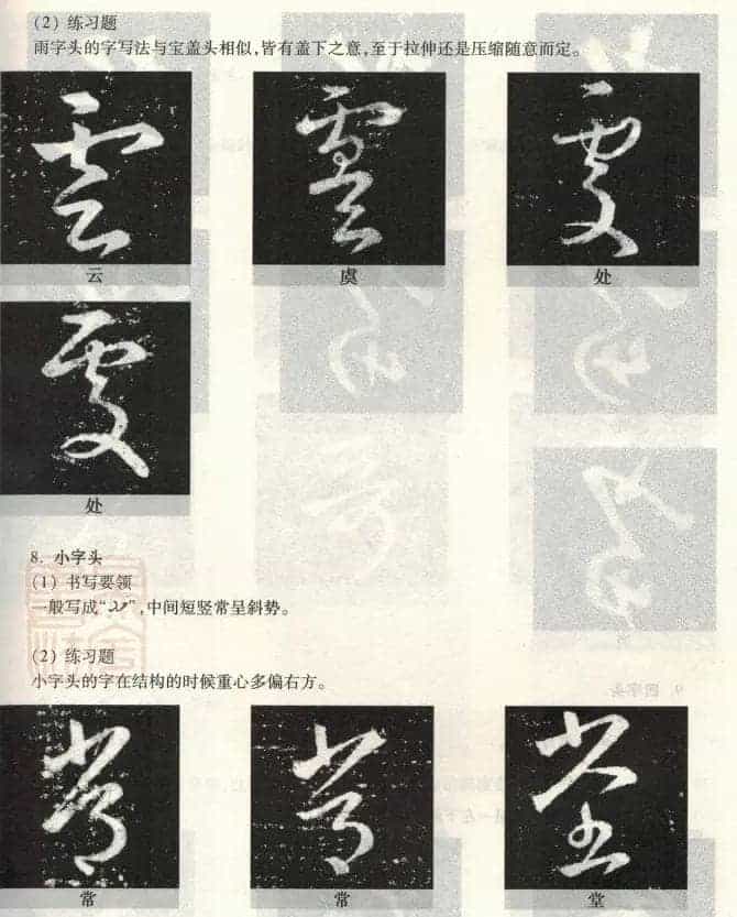 书法教程《王羲之十七帖--偏旁部首》_第34张