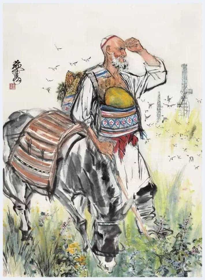 黄胄高清作品欣赏，喜欢书画者不可错过！_第22张