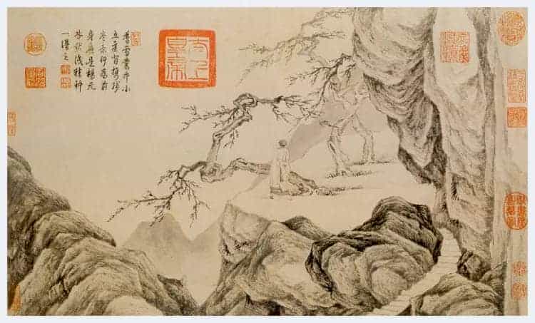唐寅山水人物画（高清大图）_第1张